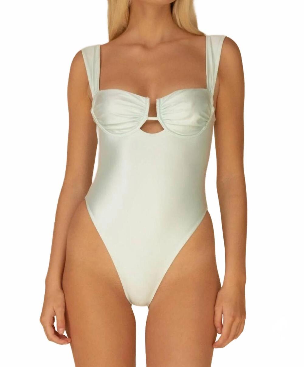 NEW MONTCE silkie bella one piece swimsuit in seafoam